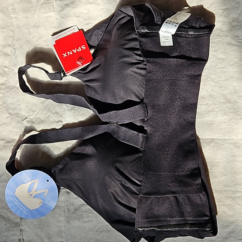Spanx black brallelujah nursing bra size Xlarge mama nursing bra - Picture 9 of 16